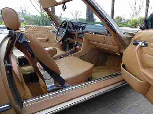 1985 380SL MERCEDES CONVERTIBLE CALIFORNIA CAR NO RESERVE GOOD ROADSTER, image 12