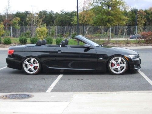 2008 bmw 335i convertible (black sapphire metallic, 6-speed manual!)