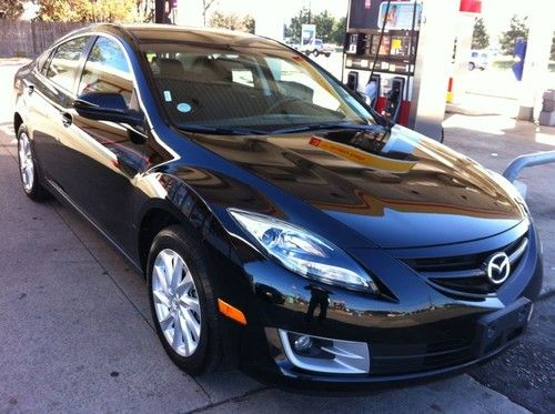 2012 mazda 6 i sedan 4-door 2.5l black on black