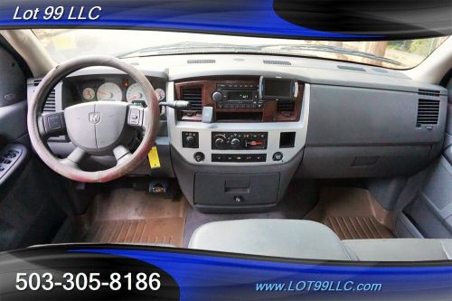 2008 ram 2500 laramie 4x4 6.7l cummins heated leather flat bed