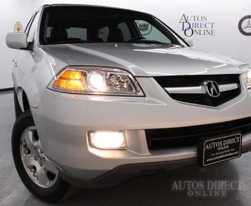 We finance 2005 acura mdx 4wd 3rows clean carfax wrrnty  sdeairbags mroof htdsts