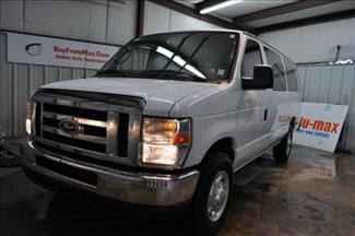 2009 white xlt super duty 15 passenger van company church transport rental 118k