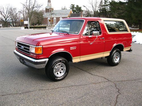 1990 bronco 17k actual miles!_museum quality survior! the best! like brand new!