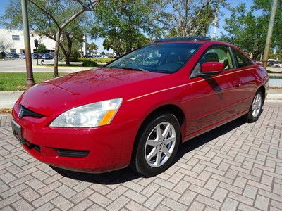 Florida 03 accord ex-l 1-owner winter pkg timing belt replaced no reserve !