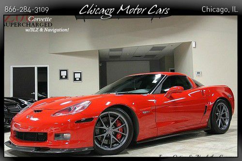 2009 chevrolet corvette z06 3lz supercharged over 700 horsepower! $40k upgrades