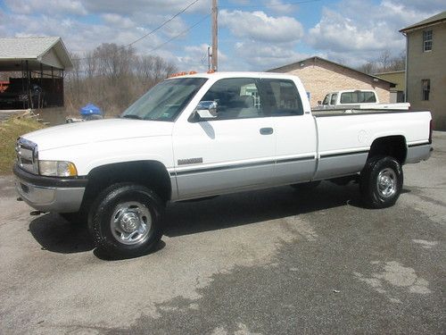 98 dodge 12v ram 2500 ext 4x4 slt rare 12valve cummins diesel 5 speed