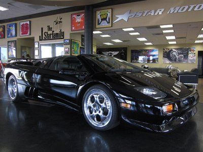 1999 lamborghini diablo vt roadster black 35k miles