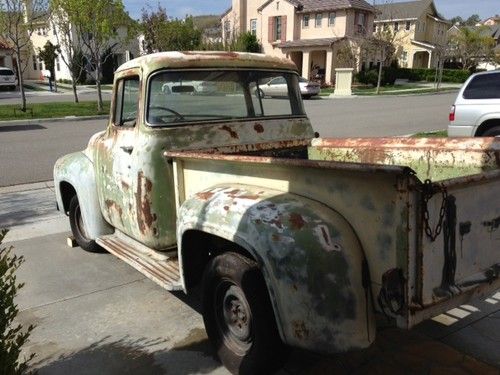 1956 ford f100 original big window truck