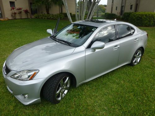 2008 lexus is350 x-sport package excellent condition, 51k mi, silver/gray is 350