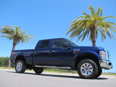 2008 ford f350 superduty lariat crew cab 4x4 6.4l diesel sunroof nav &amp; rear dvd