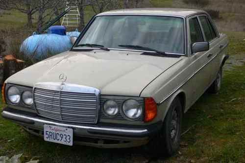 1985 mercedes 300d stick shift low miles two owners, european