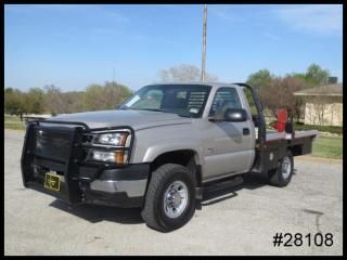 Chevy duramax diesel 8' deweze flatbed hydro hay bale picker 4x4 we finance!