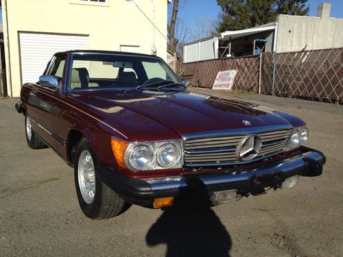 1985 380sl mercedes benz 380sl convertible no reserve!