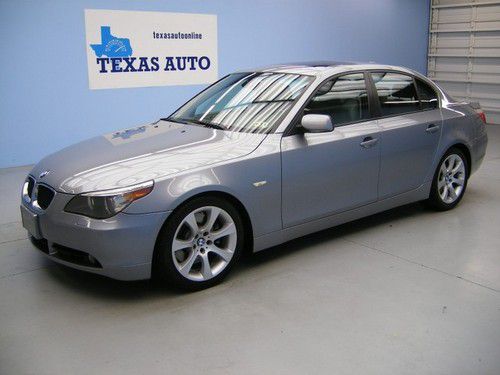 We finance!! 2007 bmw 550i sport auto roof nav wood pdc xenon 18 rims sat logic7