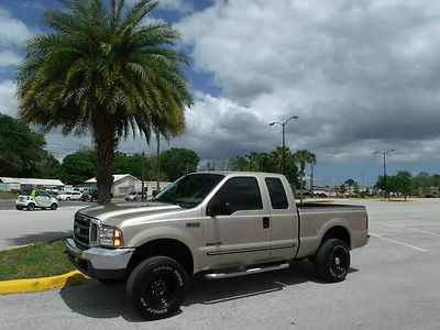 Ford f250 ext cab lariat 4x4 heavy duty powerstroke 7.3 liter turbo diesel