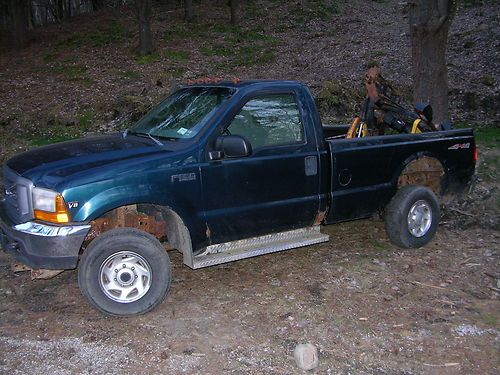 1999 f350 diesel needs tlc runs excellent mechanic special 4x4 fisher plow!!!