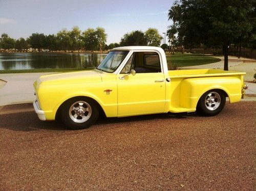 1967 chevrolet c10 stepside custom with porterbuilt front and rear suspension