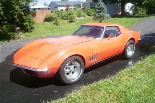 69 classic t-tops rebuilt vette v-8 manual 83k miles