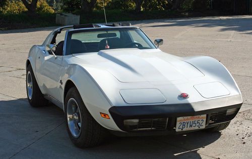 1974 chevrolet corvette no reserve auction california registered