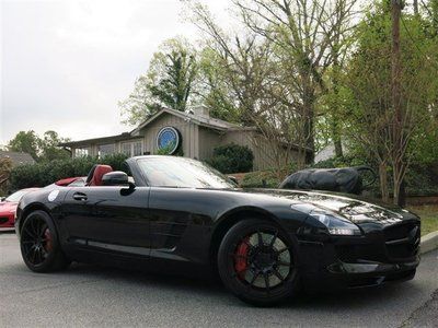 2012 mercedes benz sls amg -conv,bang&amp;olufsen,carbonfiber trim,red top,stunning!