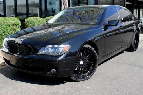 2007 bmw 750li series 4dr sdn custom blacked out