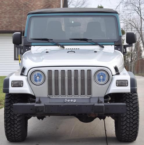 2003 jeep wrangler tj sport 6 cylinder 5 speed manual silver 4x4 4wd