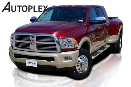 3500 mega cab diesel navigation!! rear entertainment!! tow package!! leather!!