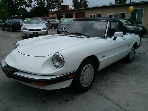 1989 alfa romeo spider for sale in riverside,ca