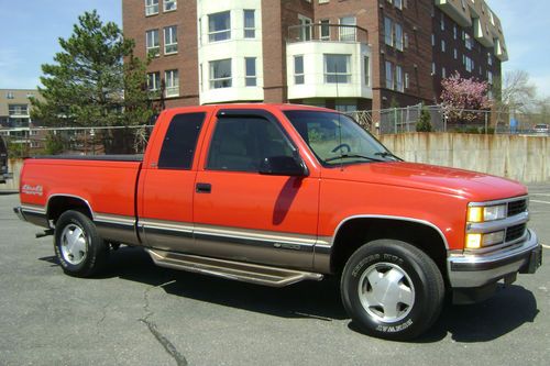 1998 chevy chevrolet silverado 1500 extended cab pickup v8 auto 4x4 no reserve!!