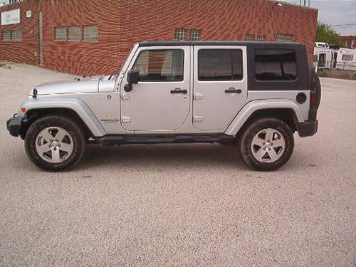 2008 jeep wrangler sahara 4 door hardtop t top auto 34k miles nice save in pa