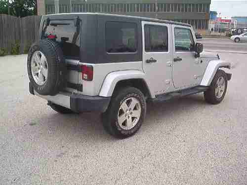 2008 JEEP WRANGLER SAHARA 4 DOOR HARDTOP T TOP AUTO 34K miles NICE SAVE in PA, image 4