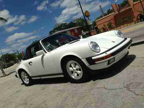 1987 Porsche 911 Carrera Targa Convertible 2-Door 3.2L 5spd, image 6