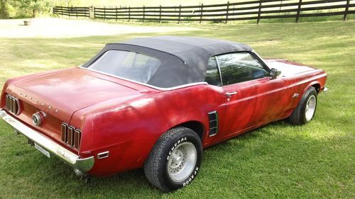 1969 ford mustang convertible v8 car runs and drives