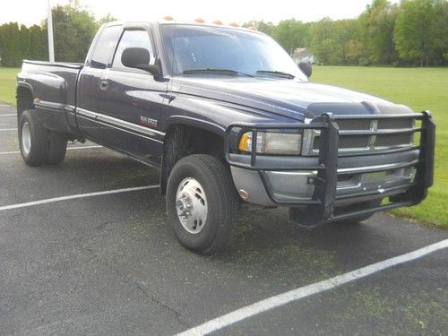 1999 dodge ram 3500 slt extended cab 4x4 dually with cummins turbo-diesel