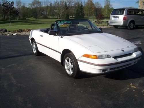 1991 mercury capri convertible soft top hard top manual clean *1 owner*