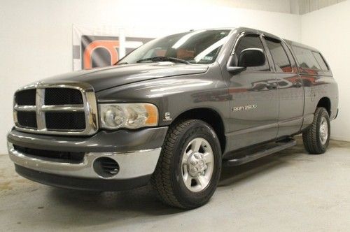 03 ram 2500 slt quad cab 5.9l camper shell very clean
