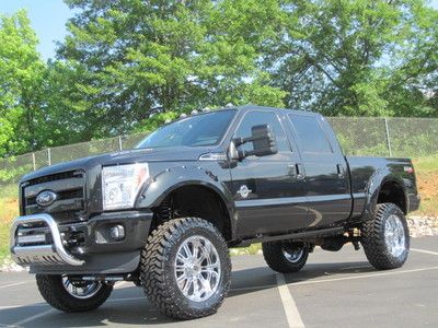 Ford f-350 2013 lariat black ops custom edition 6.7 diesel 4wd nav roof loaded