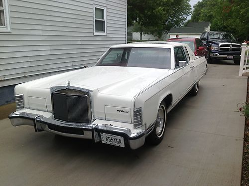 1977 lincoln continental base hardtop 2-door 7.5l