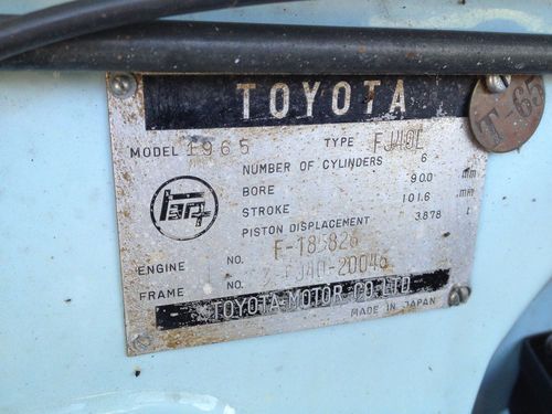1965 TOYOTA LAND CRUISER, image 21