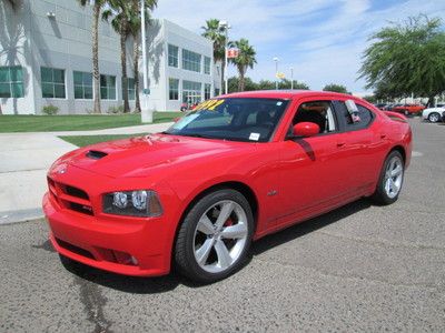 2010 red 6.1l v8 hemi automatic navigation miles:43k sedan *certified*