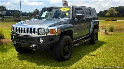 2007 hummer h3 blue on black 4x4 automatic