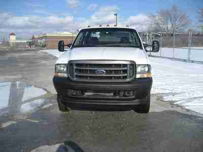 2002 Ford F-450 Crew Cab Utility/Crane Truck, image 8