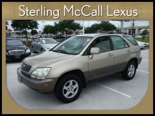 2003 lexus rx 300 suv power tilt/telescopic steering wheelleather sunroof