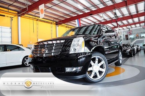 09 cadillac escalade 2wd 1-owner 48k bose roof cam pdc 3rd-row boards heat-sts