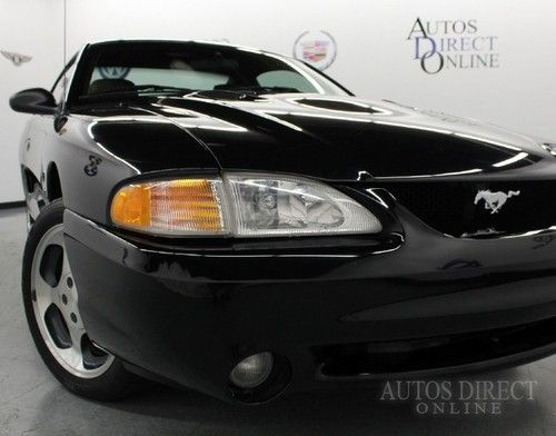 We finance 96 cobra svt 5 spd 7,081 low miles leather alloy wheels cd stereo rwd