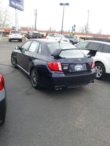 2013 subaru impreza wrx sti limited 4-door 2.5l turbo awd great condition