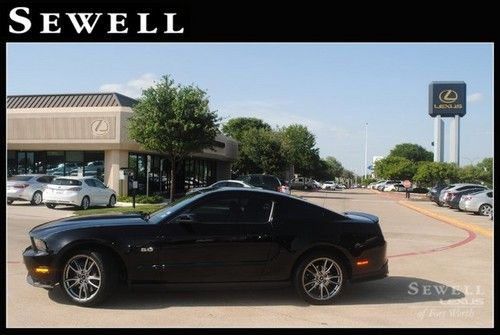 2011 black ford mustang gt 5.0l v8 manual 6-speed heated leather premium sound