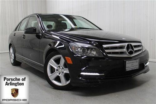 4matic low miles leather awd heated seats moon roof clean black