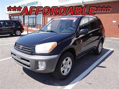 2001 rav4--part of our "affordable cars" program!
