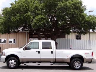 2005 white lariat fx4 6.0l v8 4x4 heated keyless b&amp;w trailer hitch cruise